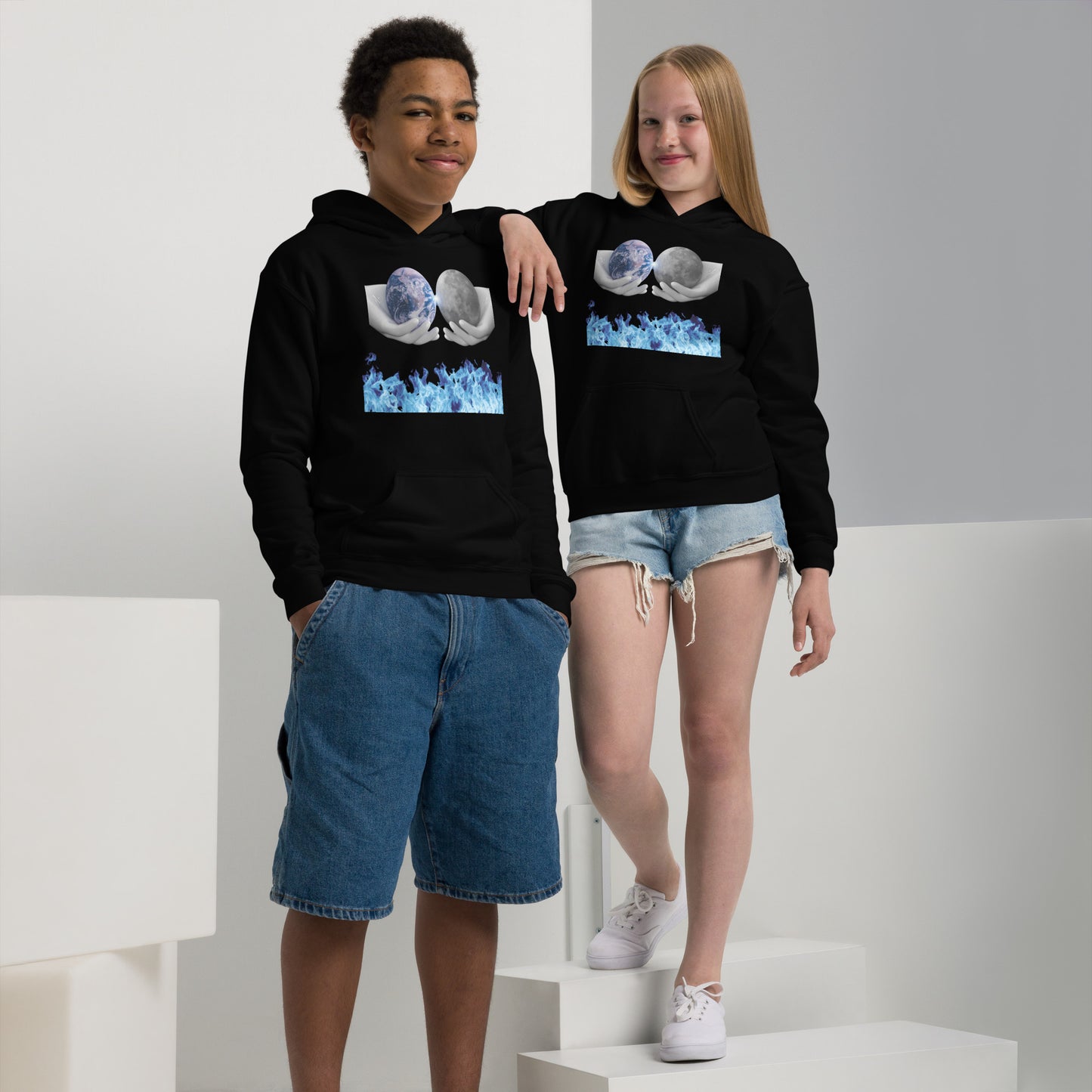 Kids Blu3ch3w (2023 Fall Edition) Kids Youth heavy blend hoodie